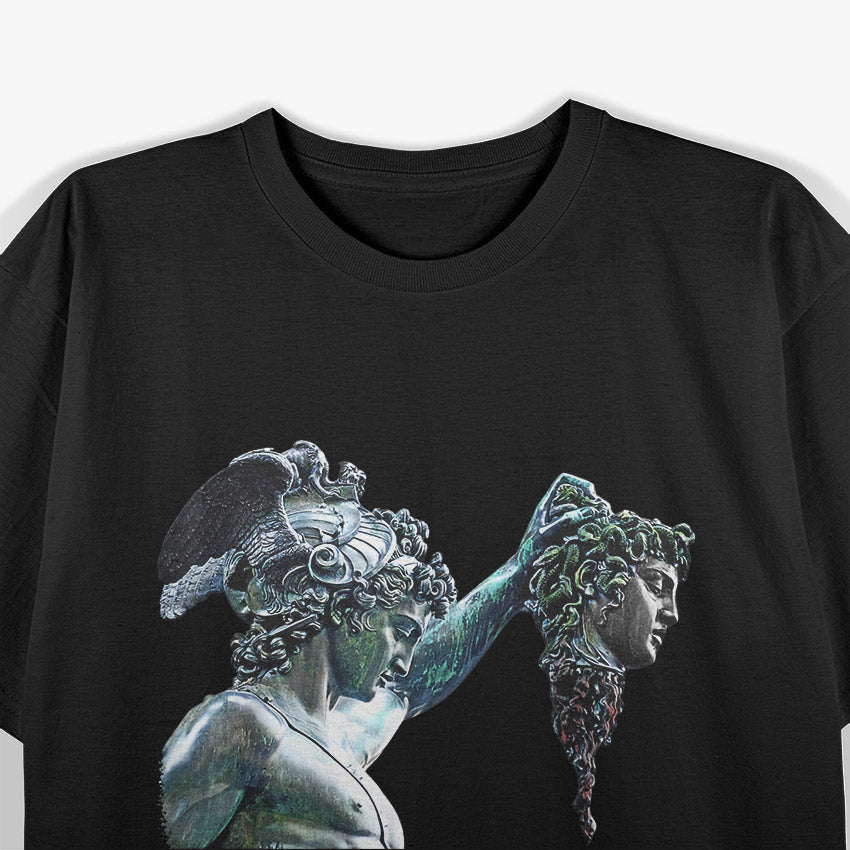 Perseus and Medusa - Greek Mythology Battle T-Shirt