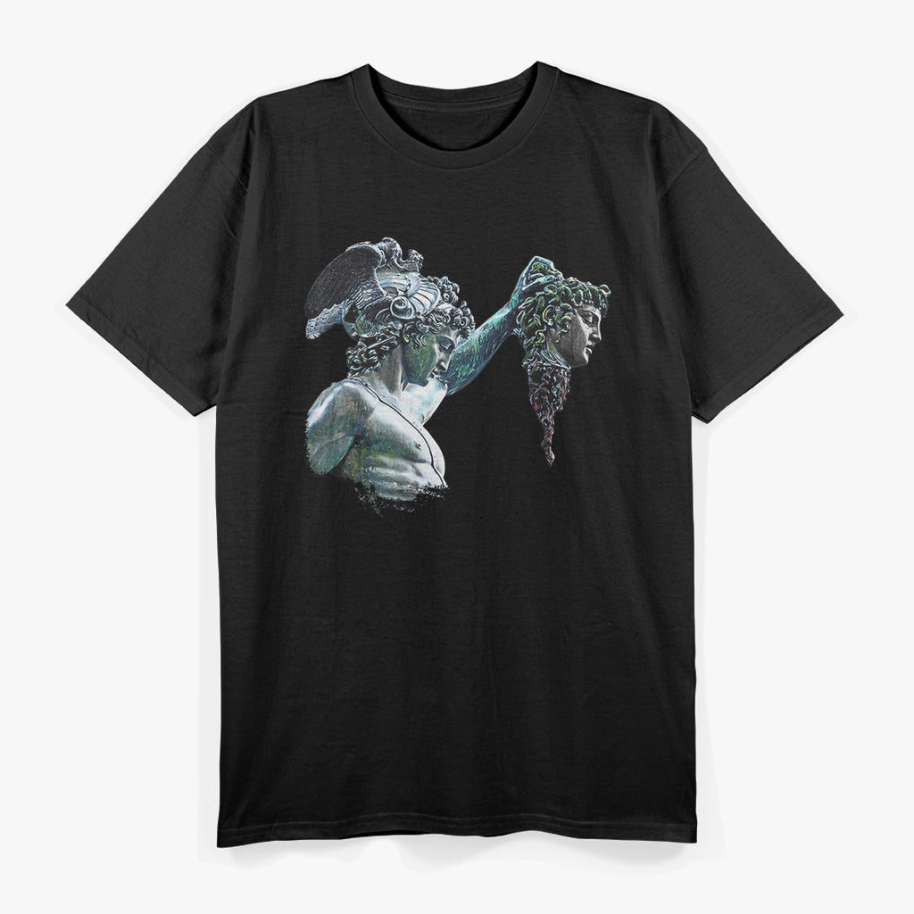 Perseus and Medusa - Greek Mythology Battle T-Shirt