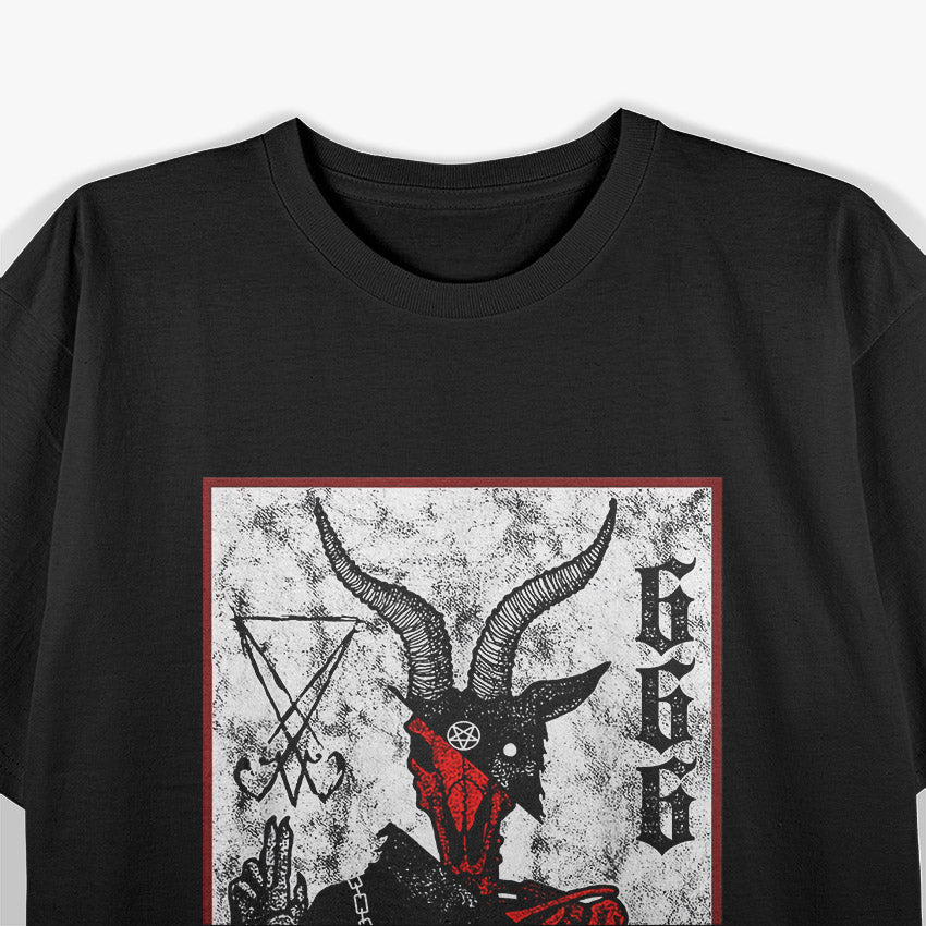 Baphomet 666 Occult Dark Symbolism T-Shirt