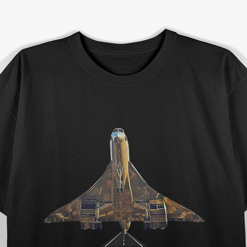 Dark Concorde – Legendary Supersonic Jet T-Shirt