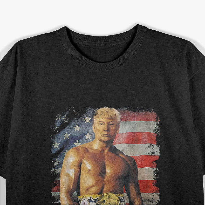 Funny Boxer Trump - Punching Back at Politics T-Shirt