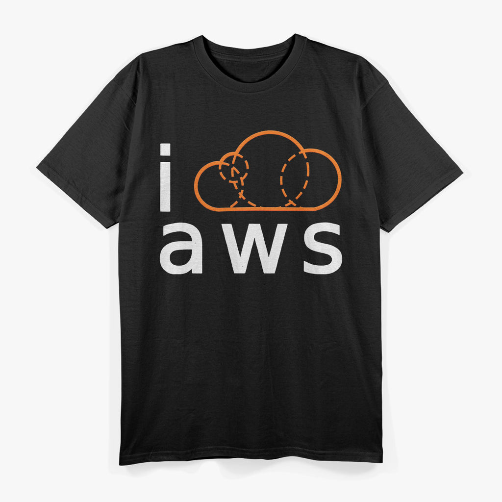 I Cloud AWS Tech Geek Programmer T-Shirt