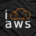 I Cloud AWS Tech Geek Programmer T-Shirt