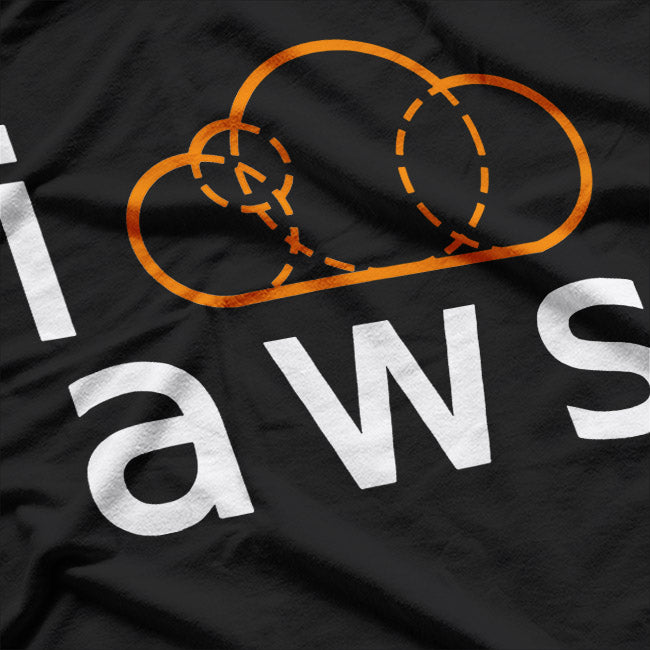 I Cloud AWS Tech Geek Programmer T-Shirt