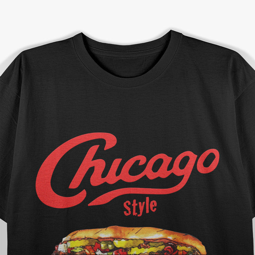 Italian Beef Sandwich: Classic Chicago Style T-Shirt