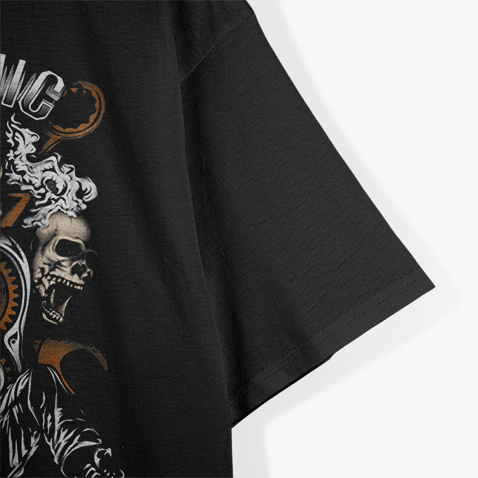Mechanic Skull – Fix My Car Auto Repair Garage T-Shirt