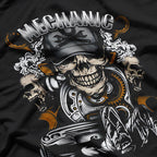 Mechanic Skull – Fix My Car Auto Repair Garage T-Shirt