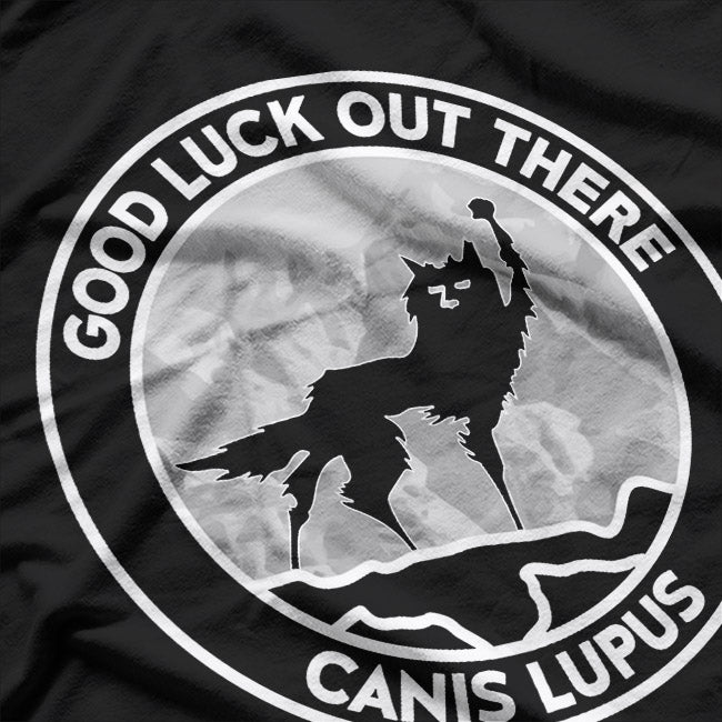 Fox & Wolf: Canis Lupus Wilderness T-Shirt