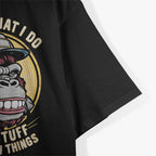 Funny Fix-It Monkey I Repair Stuff & Know Things  T-Shirt