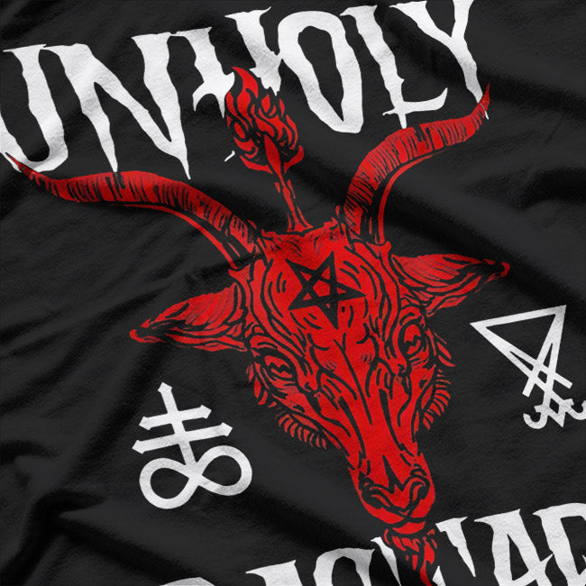 Baphomet Unholy Bastard Dark Occult T-Shirt