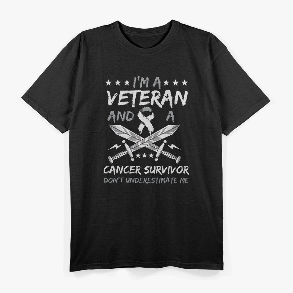 Cancer Survivor Strong – Veteran Chemotherapy Warrior Fighter T-Shirt