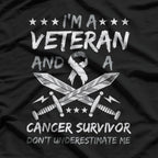 Cancer Survivor Strong – Veteran Chemotherapy Warrior Fighter T-Shirt