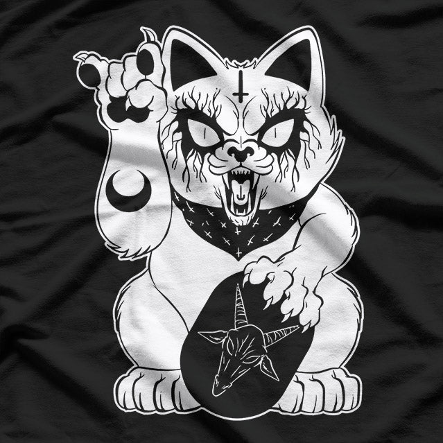 Heavy Metals Lucky Cat - Funny Cat Lover Rock Music T-Shirt