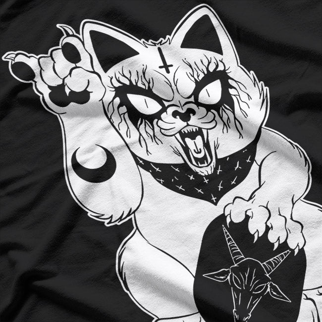 Heavy Metals Lucky Cat - Funny Cat Lover Rock Music T-Shirt