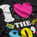 I Love the 80s - Vintage Retro Costume Party Fun T-Shirt