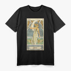 Luna & Moon Goddess Vintage Art Nouveau Witchcraft Magic T-Shirt