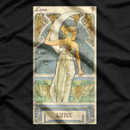 Luna & Moon Goddess Vintage Art Nouveau Witchcraft Magic T-Shirt
