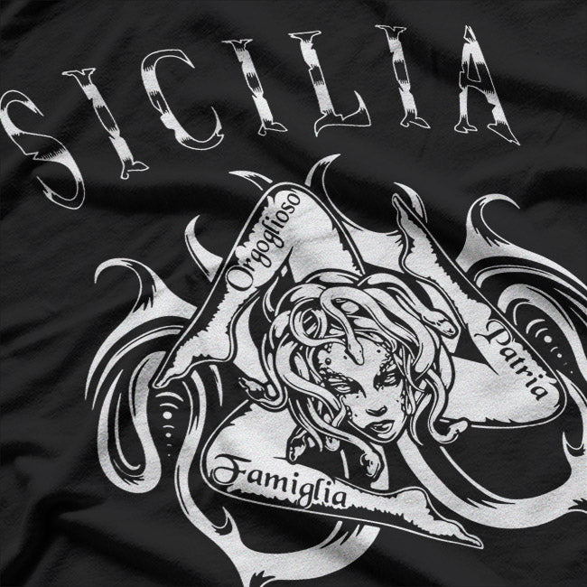 Sicilia Trinacria - Symbol of Sicily and Italy T-Shirt