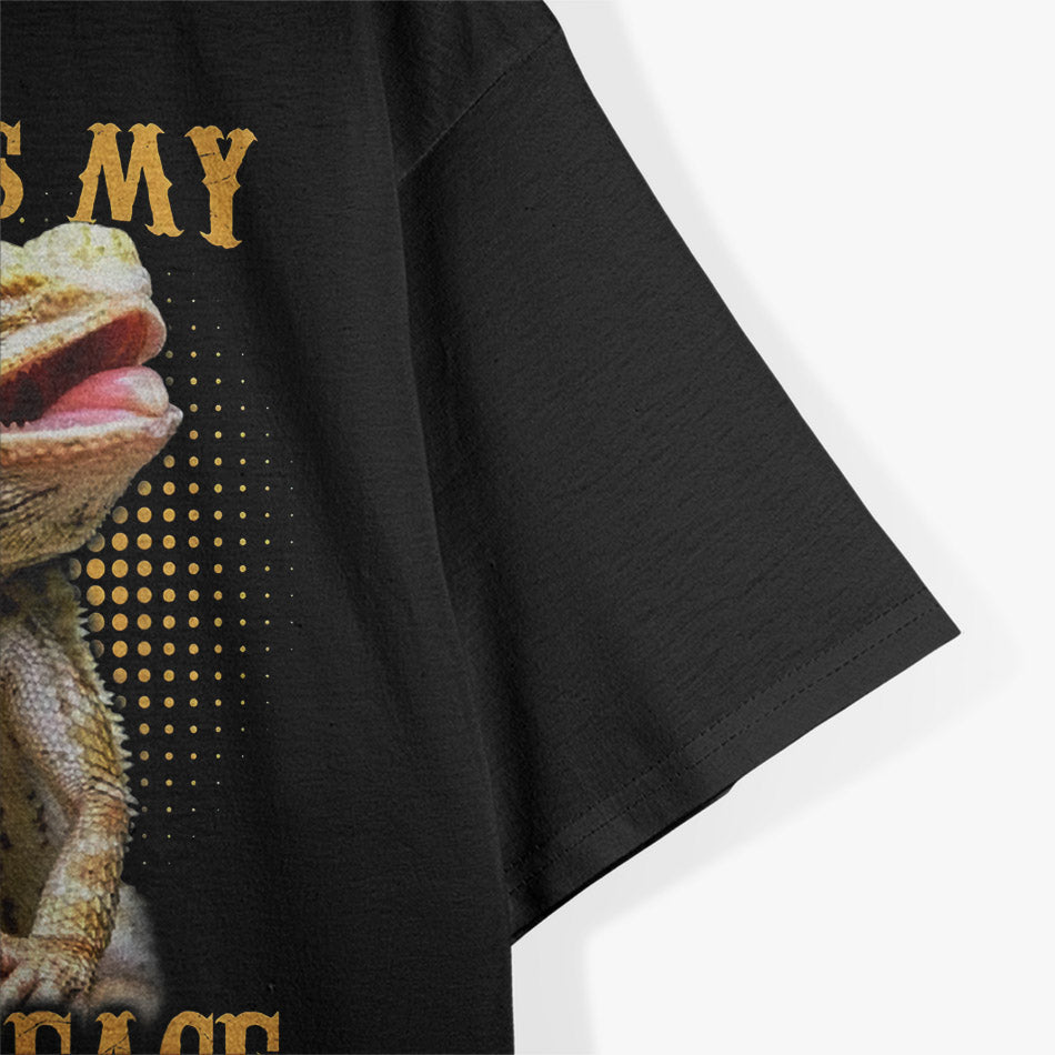 This Is My Happy Face: Bearded Dragon T-Shirt