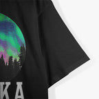 Alaska Northern Lights Adventure – Cool Wilderness Outdoor Travel T-Shirt