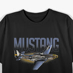 American Classics P-51 Mustang – WWII Military Airplane T-Shirt
