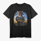 Feline Fighter Jet Pilot Funny Aviation Cat T-Shirt