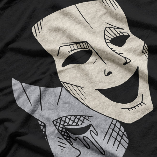 Comedy Tragedy Masks Theater Drama Club T-Shirt