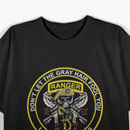 Funny Retired US Army Ranger Veteran Military Vet Patriotic T-Shirt