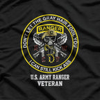 Funny Retired US Army Ranger Veteran Military Vet Patriotic T-Shirt