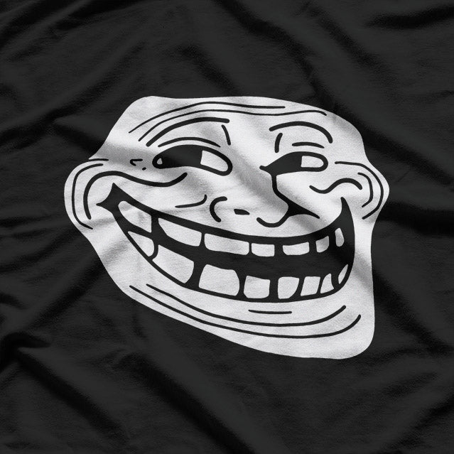 Troll Meme Face Funny Internet Humor Graphic T-Shirt