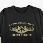 Dark U.S. Navy Submarine Veteran – Silent Service T-Shirt