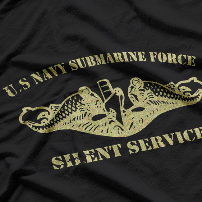 Dark U.S. Navy Submarine Veteran – Silent Service T-Shirt