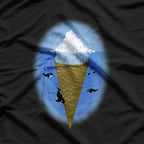 Ice Cream Cone Iceberg Whale - A Cool and Whimsical T-Shirt