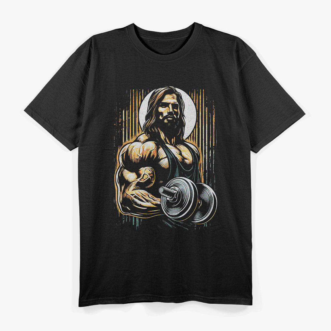 Jesus Bodybuilder: Faith and Strength T-Shirt