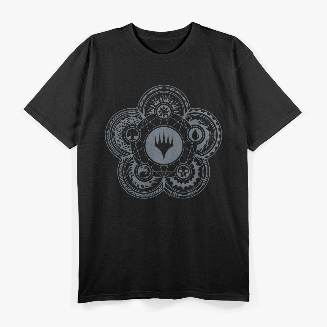 Magic Icon Hieroglyph Symbol Fantasy Card Gamer Design T-Shirt
