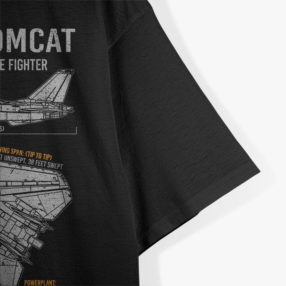 F-14 Tomcat – US Navy Fighter Jet Military Aviation T-Shirt