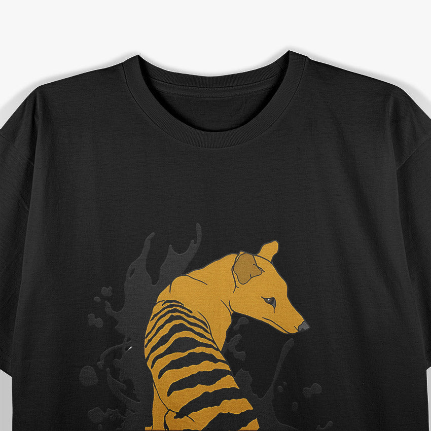 Thylacine - Inspired Ink Art Design T-Shirt