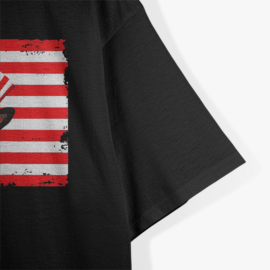 Tuxedo Cat - 4th of July Patriotic Fun T-Shirt