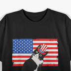 Tuxedo Cat - 4th of July Patriotic Fun T-Shirt