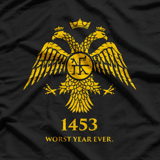 Funny Fall of Constantinople: Byzantine Blunders T-Shirt