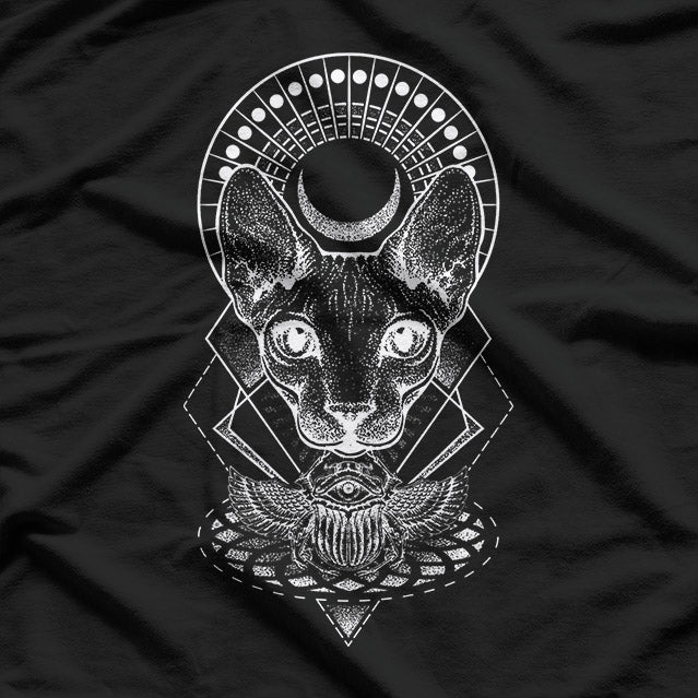 Bastet Egyptian Cat Goddess Mythology T-Shirt