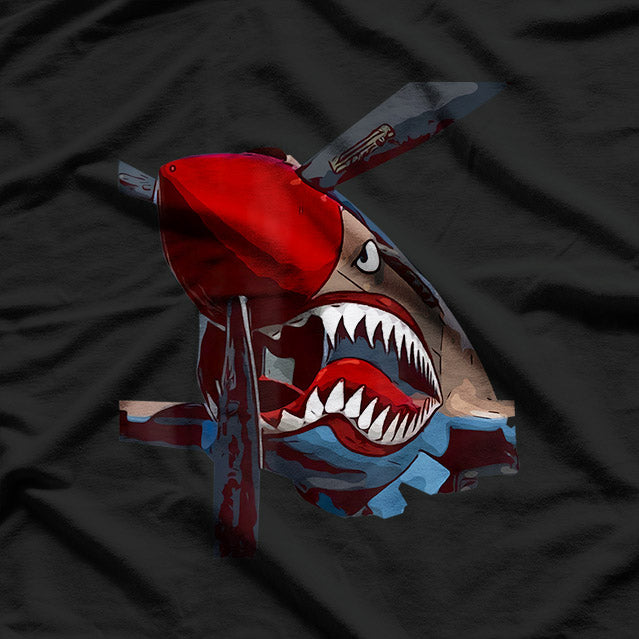 P-40 Warhawk: Fierce Fighter of WWII T-Shirt