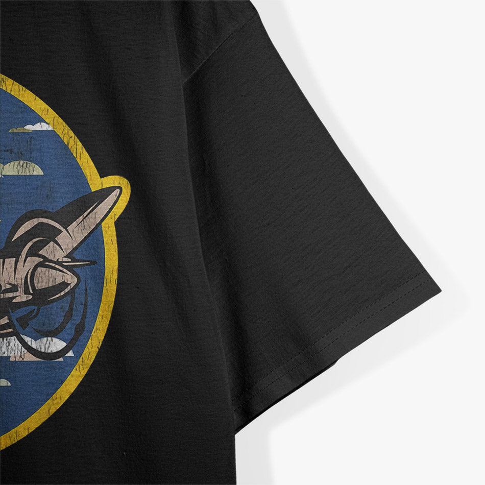 WWII Vintage Patch: Fighter Pilot War Veteran T-Shirt