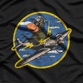 WWII Vintage Patch: Fighter Pilot War Veteran T-Shirt