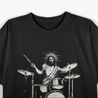 Jesus Christ Drummer: Faith and Rhythm T-Shirt