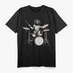 Jesus Christ Drummer: Faith and Rhythm T-Shirt