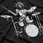 Jesus Christ Drummer: Faith and Rhythm T-Shirt