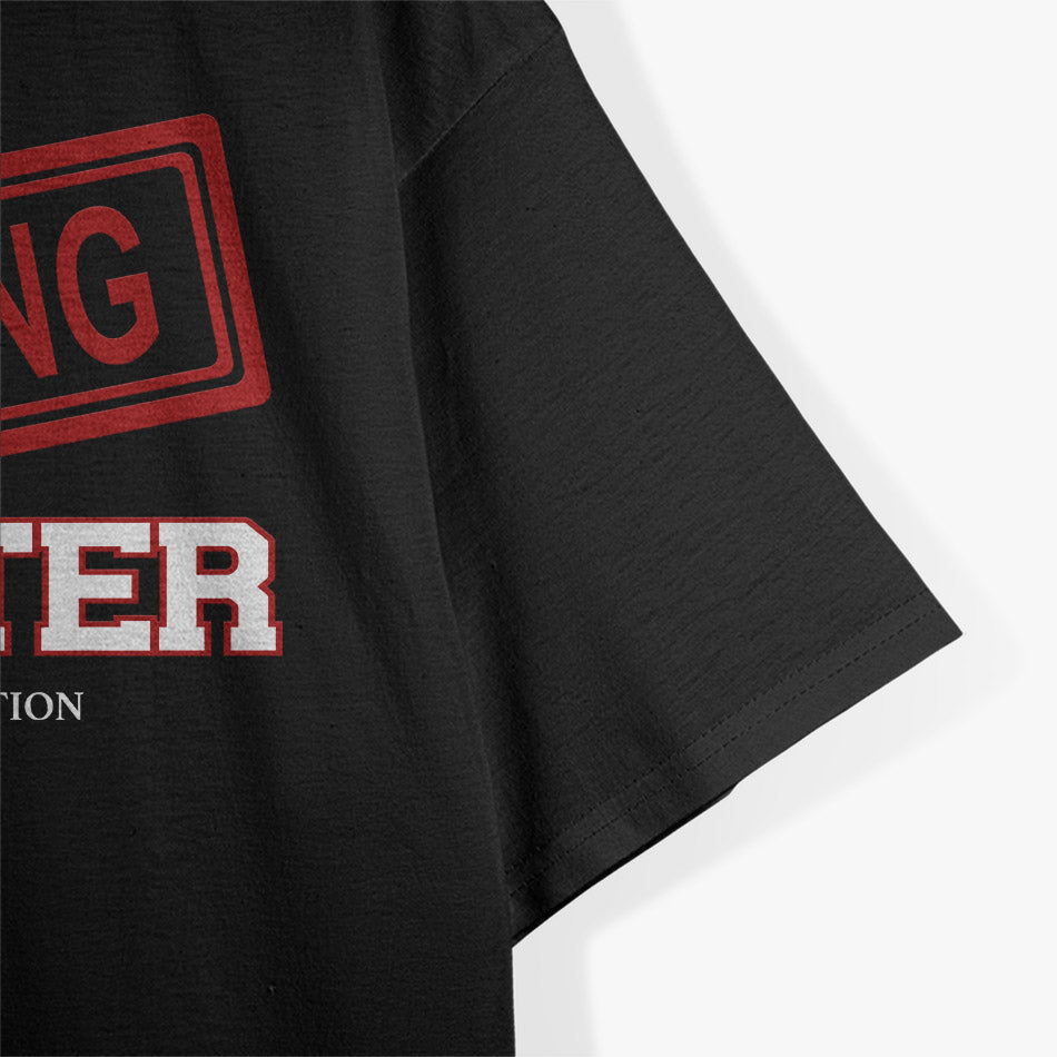 Warning! No Filter: Proceed with Caution T-Shirt