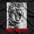 Shining Cat - HERE IS KITTY - Kitten and Movie Love Fun T-Shirt