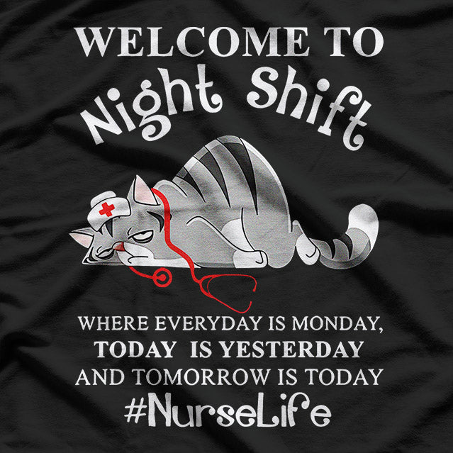 Welcome to the Night Shift - Humor at Work T-Shirt